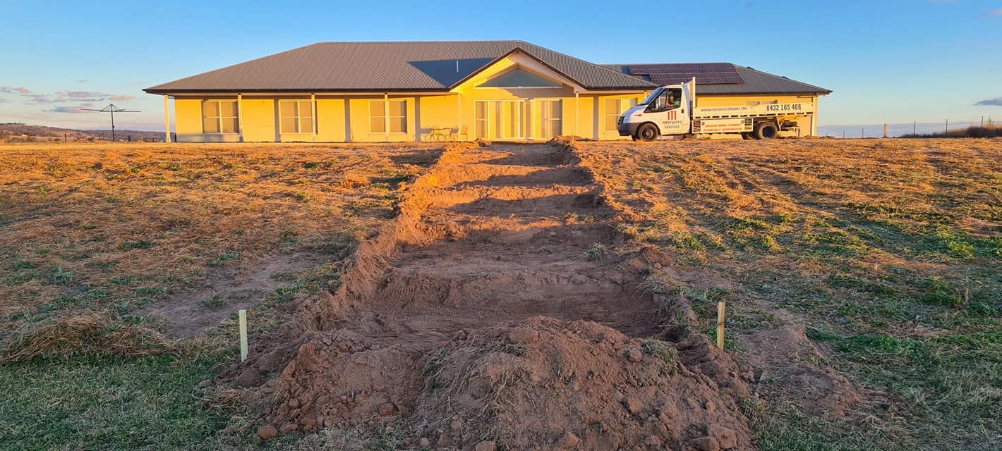 Markwicks Services crew and equipment on a Central West property