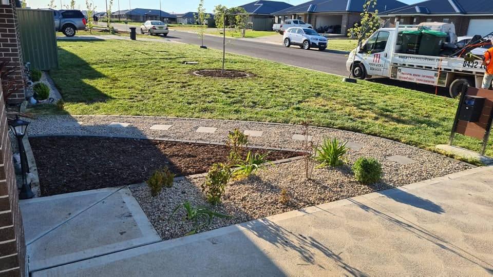 Markwicks Services crew and branded truck on a residential estate street