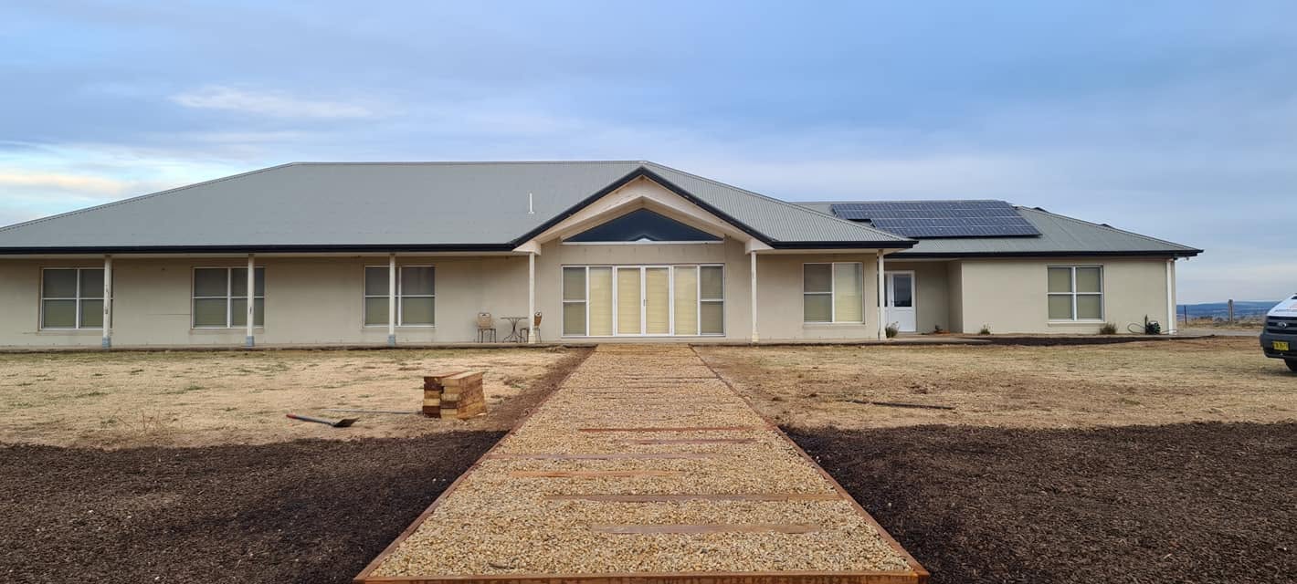 Completed grounds maintenance and landscaping work in the Bathurst region